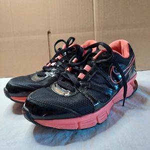 Nike Womens Reax Rocket 2 Running Shoes Black Pink